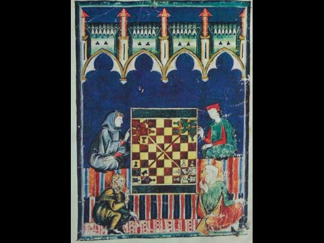 Four seasons chess, from the Libro de Juegos.